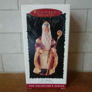 Vintage Hallmark Ornament St Nicholas 1st In The Christmas Visitors Series 1995